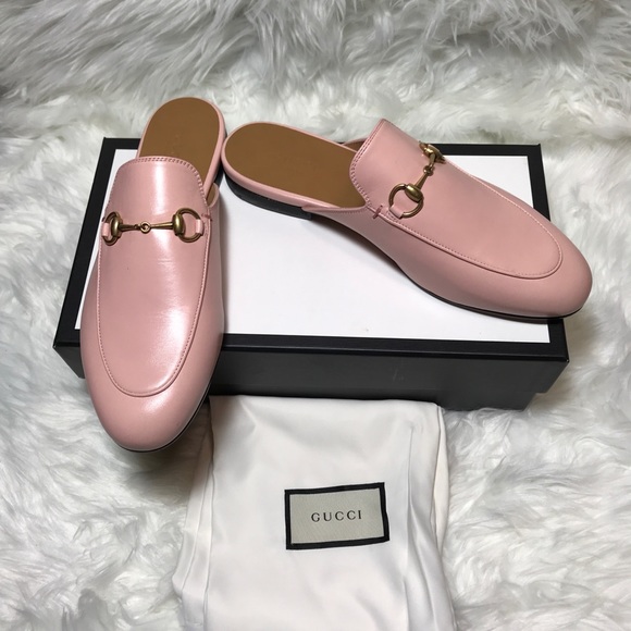 Gucci Shoes - Gucci Princetown Pink Loafer Mule 38